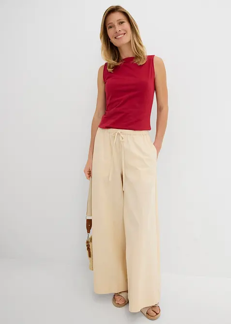 Pantaloni culotte in puro cotone biologico, bonprix