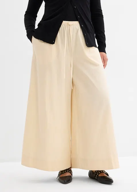Pantaloni culotte in puro cotone biologico, bonprix