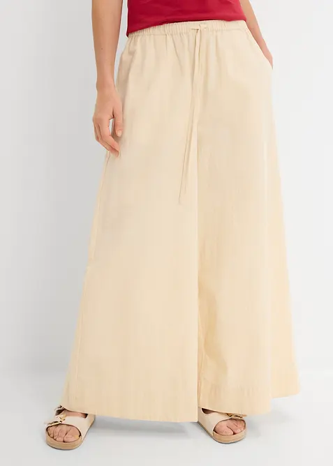Pantaloni culotte in puro cotone biologico, bonprix