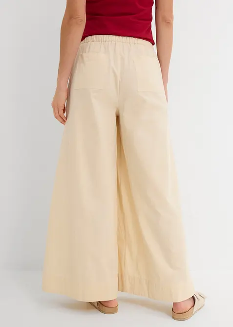 Pantaloni culotte in puro cotone biologico, bonprix