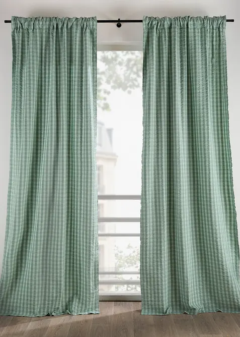 Tenda in seersucker di cotone biologico (pacco da 1), bonprix