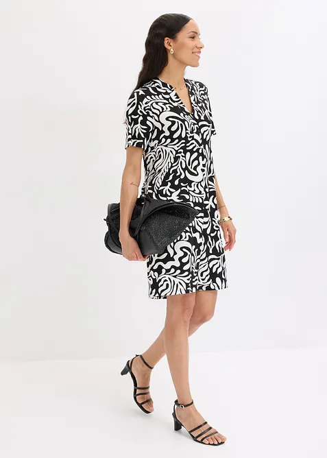 Abito tunica in misto viscosa morbido, bonprix