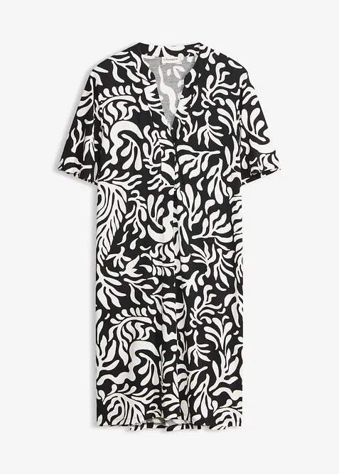 Abito tunica in misto viscosa morbido, bonprix