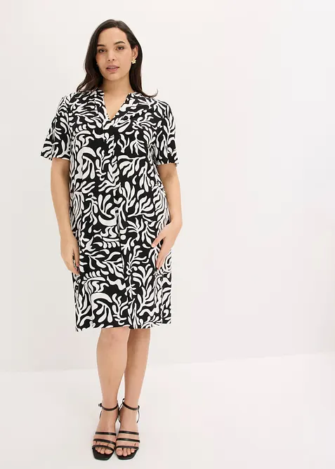 Abito tunica in misto viscosa morbido, bonprix