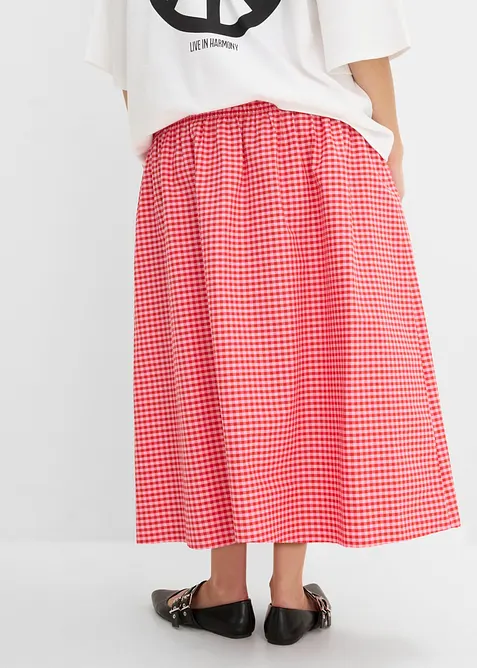 Gonna lunga in misto cotone elasticizzato, bonprix