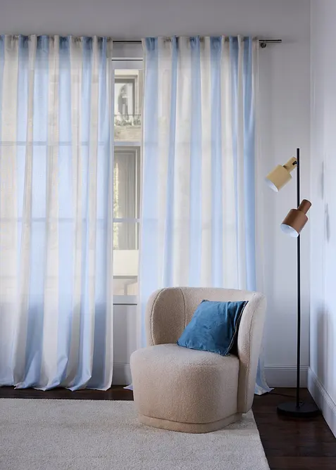 Tenda a righe con poliestere riciclato, anche extra lunga (pacco da 1), bonprix