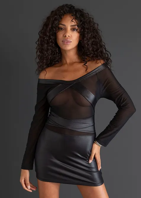 Abito effetto bagnato, bonprix