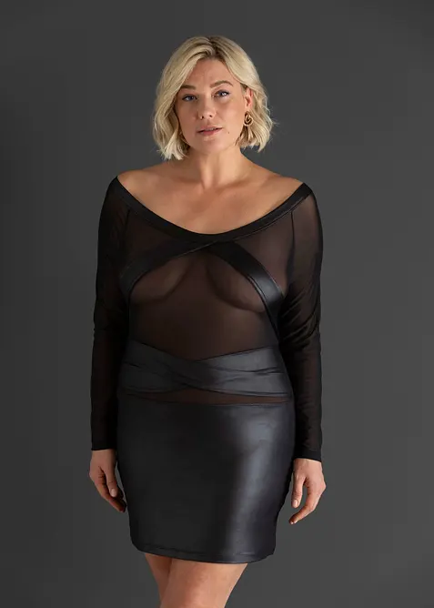 Abito effetto bagnato, bonprix