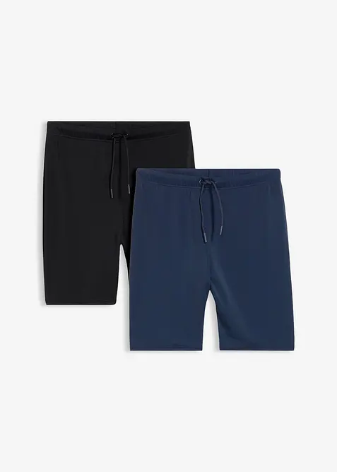 Pantaloncini da mare aderenti a gamba lunga (pacco da 2 paia), bonprix