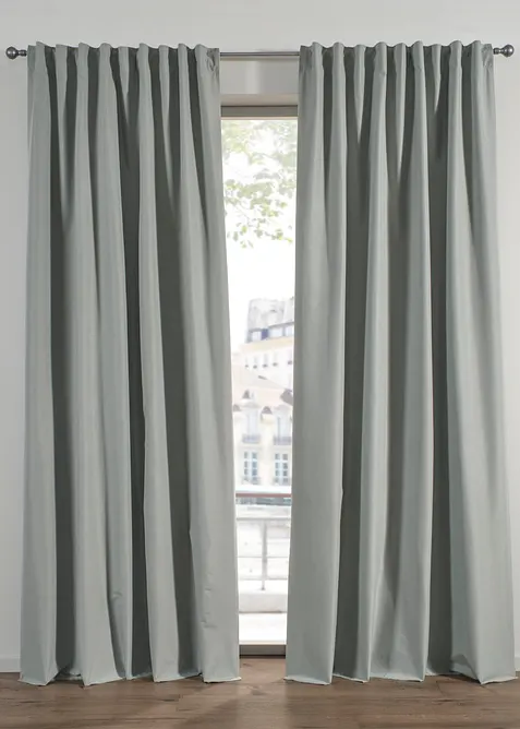 Tenda oscurante con rivestimento nero al retro (pacco da 1), bonprix