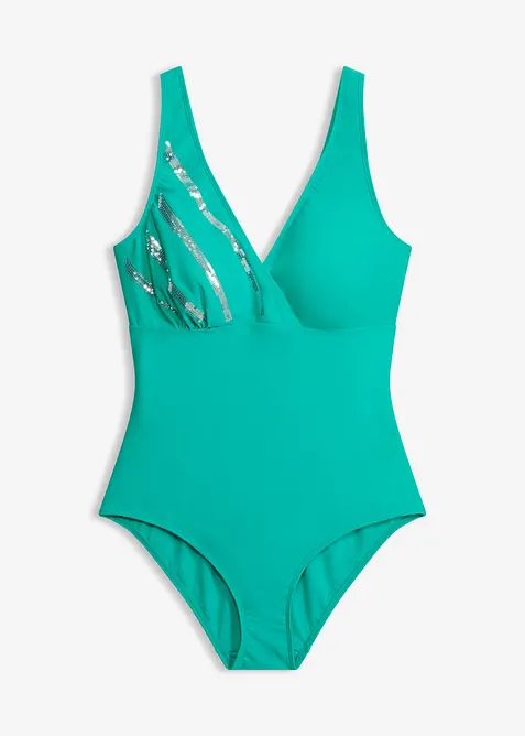 Costume intero con paillettes, bonprix