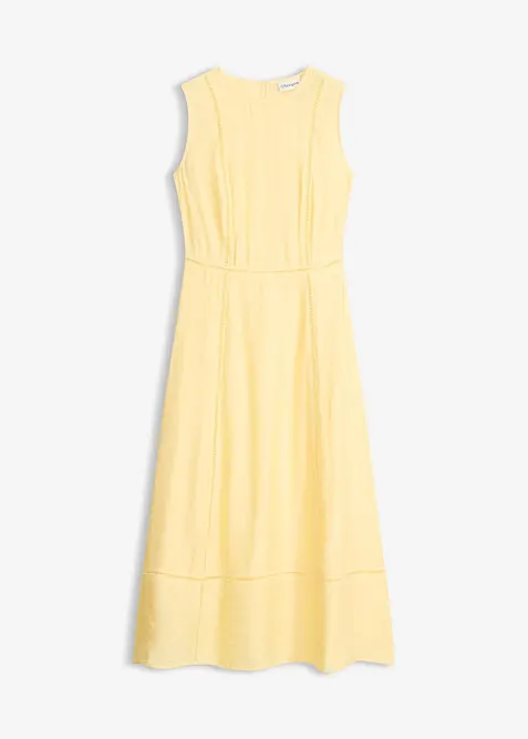 Abito midi in misto viscosa morbido, bonprix
