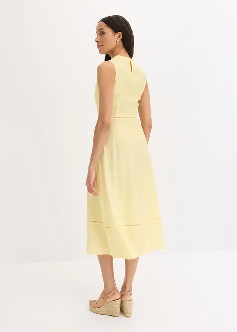 Abito midi in misto viscosa morbido, bonprix