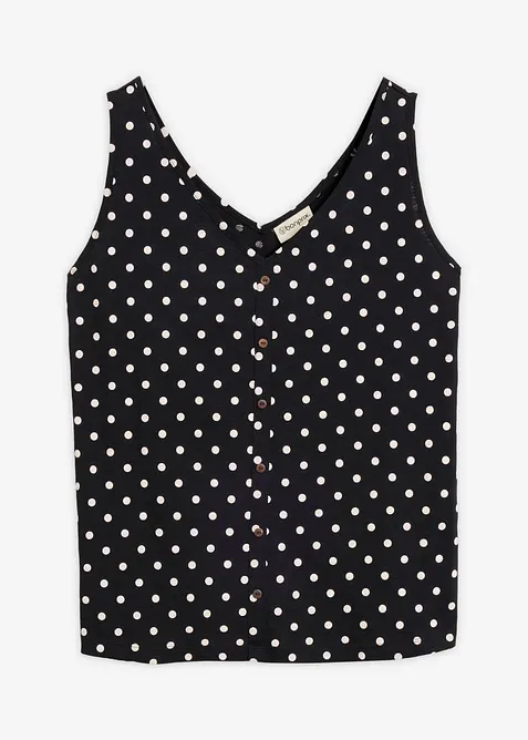 Top con bottoni, bonprix