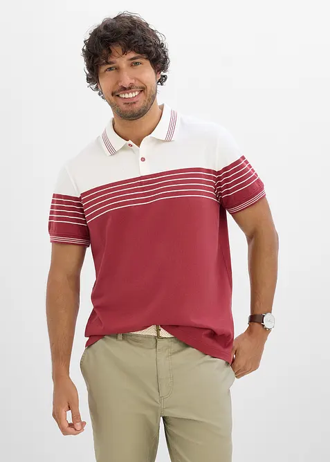 Polo in jersey di puro cotone, bonprix