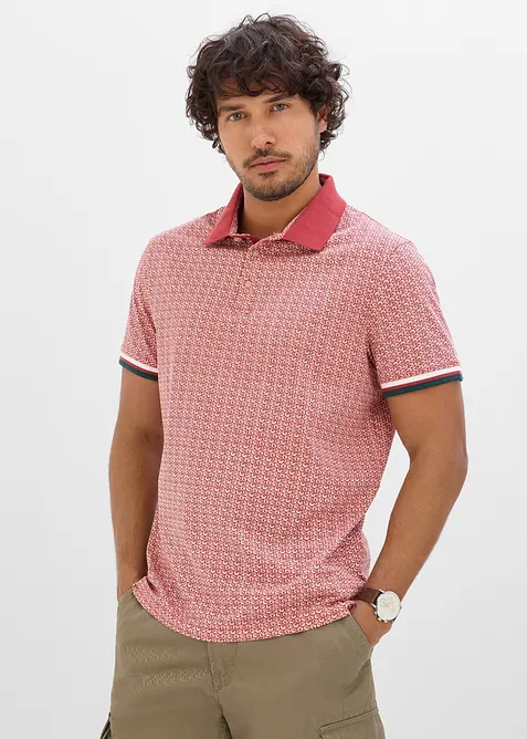 Polo in jersey di puro cotone biologico a maniche corte, bonprix