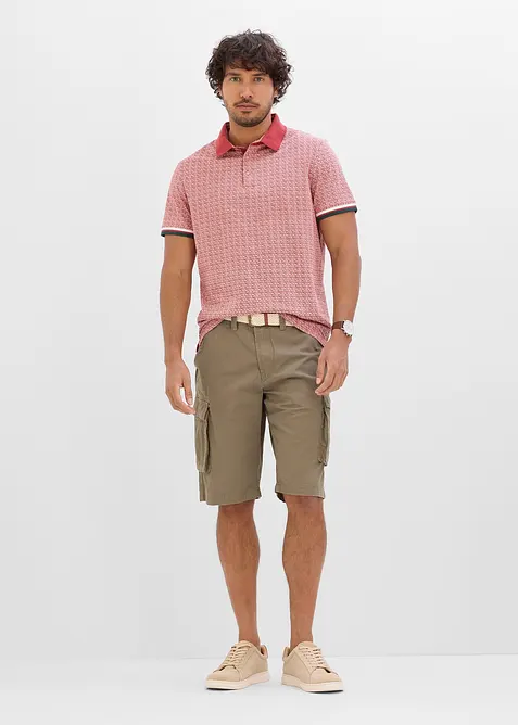 Polo in jersey di puro cotone biologico a maniche corte, bonprix