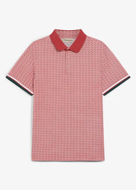 Polo in jersey di puro cotone biologico a maniche corte, bonprix