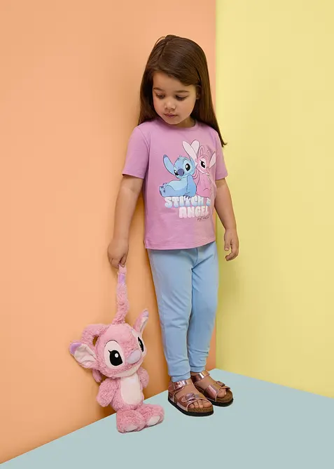 Maglia Disney in puro cotone con Stitch, Lilo & Stitch