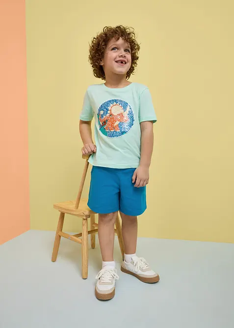 Shorts in jersey di cotone pesante (pacco da 2), bonprix