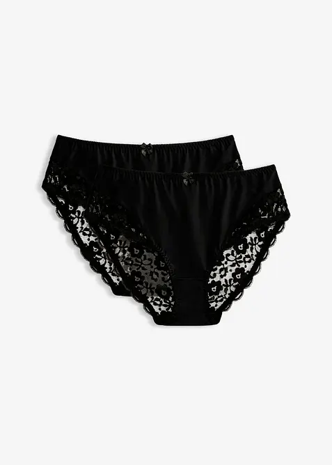 Slip alto (pacco da 2), bonprix