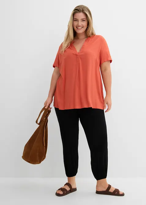 Tunica lunga in pura viscosa, bonprix