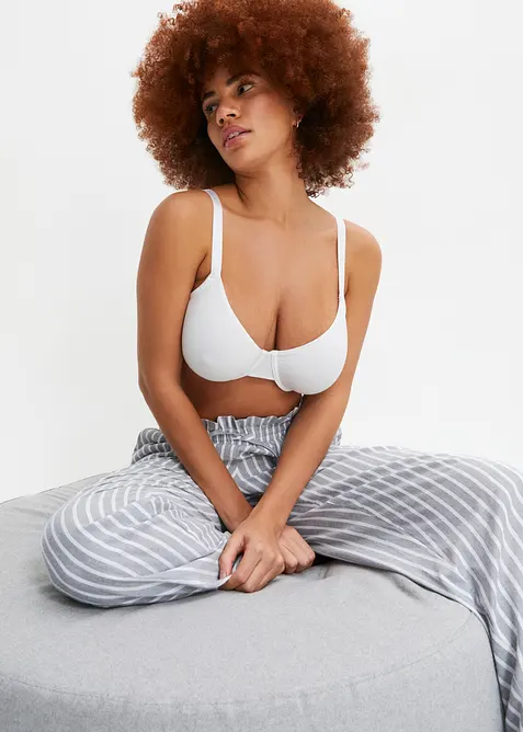 Reggiseno t-shirt con ferretto in cotone biologico (pacco da 3), bonprix