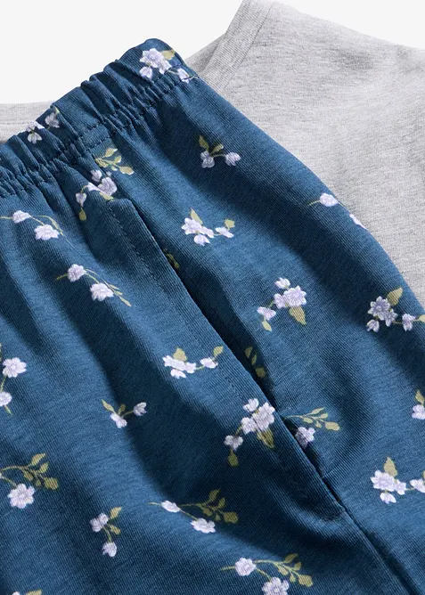 Pigiama con maglia aderente a maniche corte, bonprix