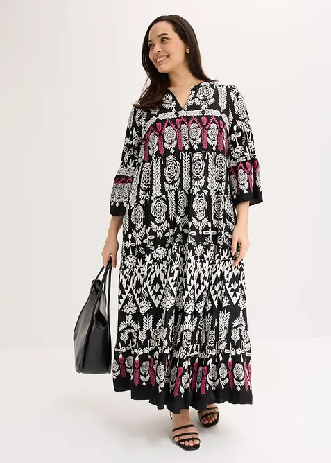 Abito lungo in viscosa fluida, bonprix