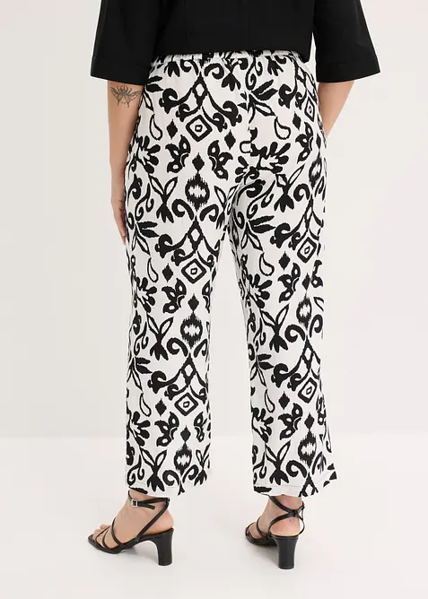 Pantaloni larghi in viscosa fluida, bonprix