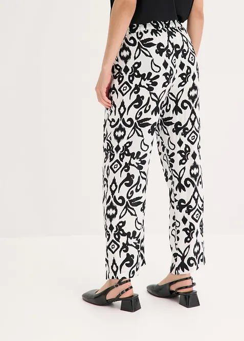 Pantaloni larghi in viscosa fluida, bonprix