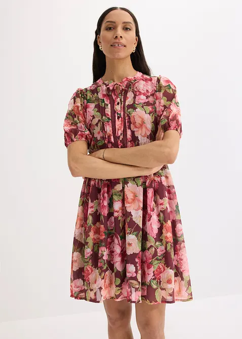 Abito tunica con pizzo, bonprix