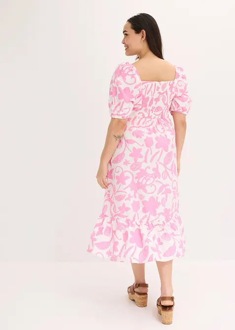 Abito midi in puro cotone biologico, bonprix