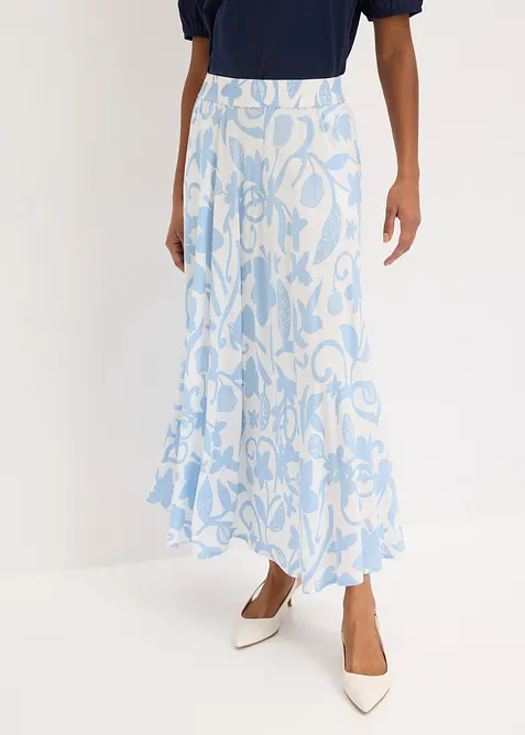 Gonna lunga in viscosa fluida, bonprix