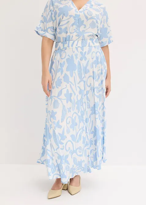 Gonna lunga in viscosa fluida, bonprix