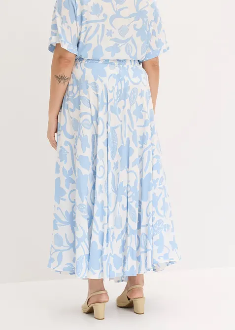 Gonna lunga in viscosa fluida, bonprix