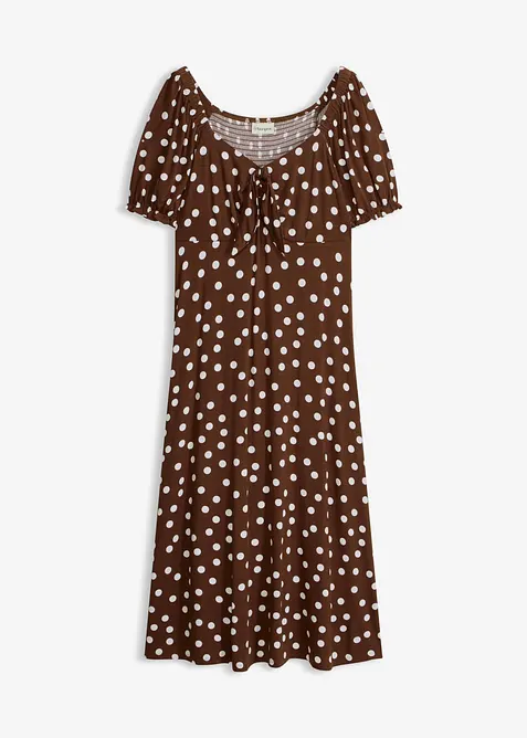 Abito midi in misto viscosa, bonprix