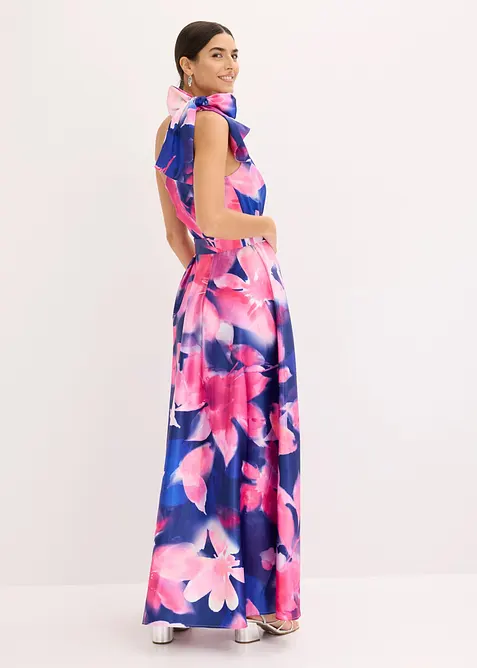 Abito monospalla in satin lucido, bonprix