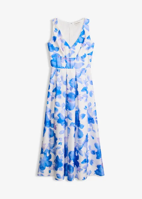 Abito lungo in satin lucido, bonprix