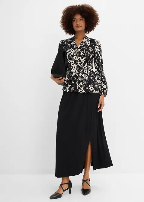 Blusa con dettagli in pizzo, bonprix