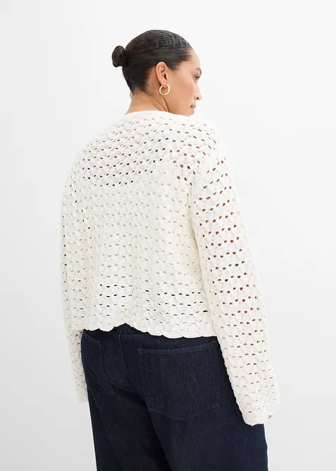 Cardigan traforato, bonprix