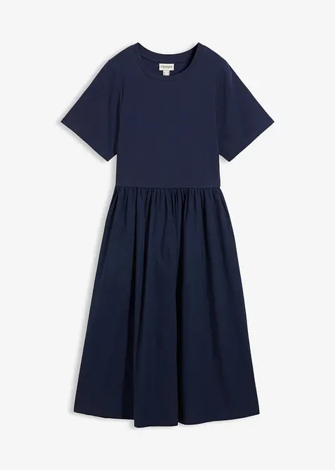 Abito midi in puro cotone, bonprix