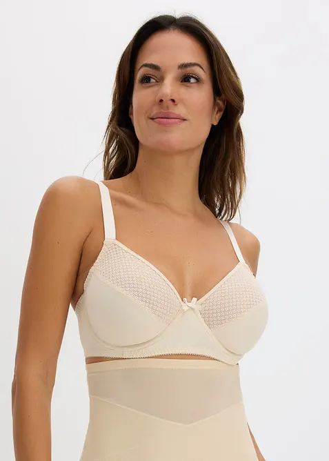 Reggiseno minimizer con mesh, bonprix