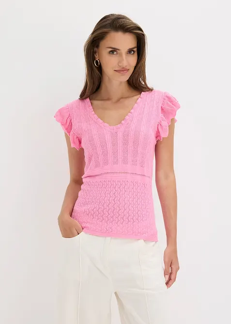 Maglia in misto viscosa morbido, bonprix