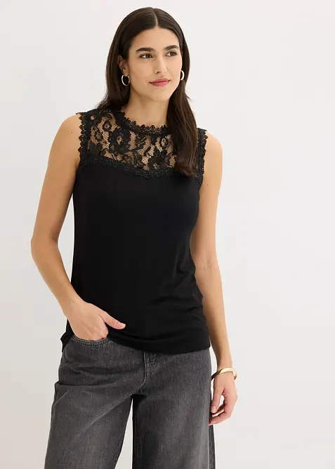 Top in misto viscosa morbido, bonprix