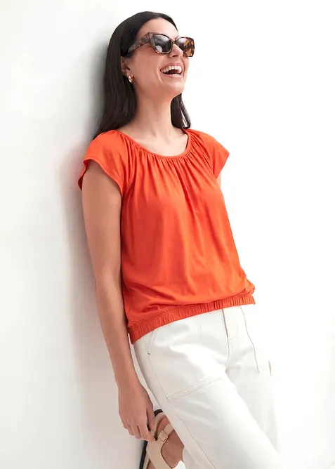 Top in misto viscosa morbido, bonprix