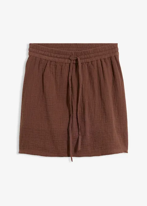Gonna pantalone in mussola morbida, bonprix