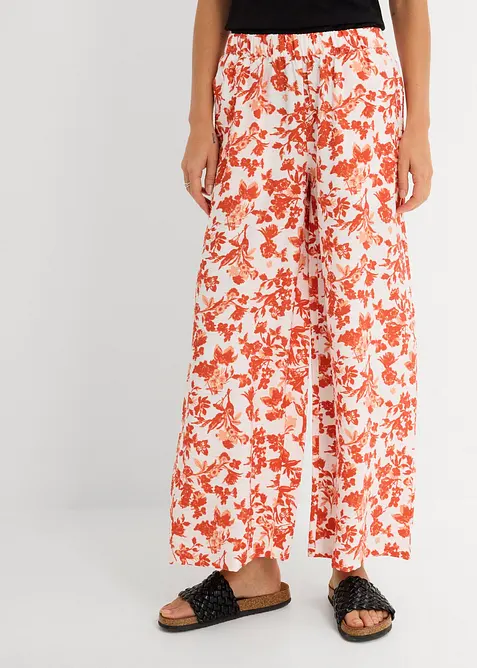 Pantaloni culotte in misto viscosa fluido, bonprix