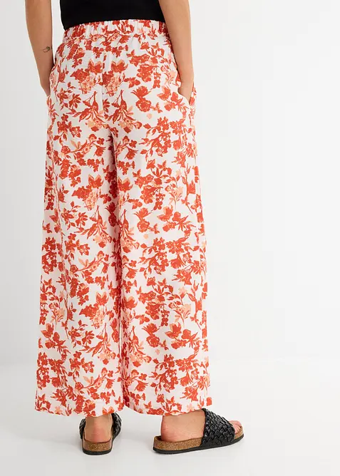 Pantaloni culotte in misto viscosa fluido, bonprix