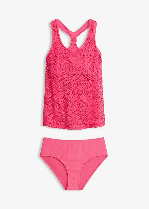 Tankini in pizzo (set 2 pezzi), bonprix